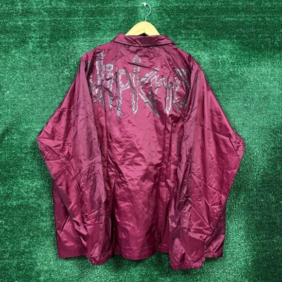 Slipknot Logo Heavy Metal Band Button Up Windbreaker Size XXL - Picture 2 of 5